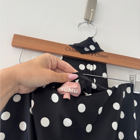 SHOW ME YOUR MUMU NEW Tinsley Tube Dress in Polkadot XS - Picture 5 of 9